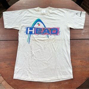 Tennis Baby!! 🎾 Vintage HEAD tennis single stitch tee! Classic!!